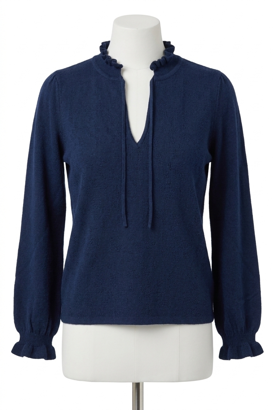 NEW CURRENT AIR natasha long sleeve sweater in navy